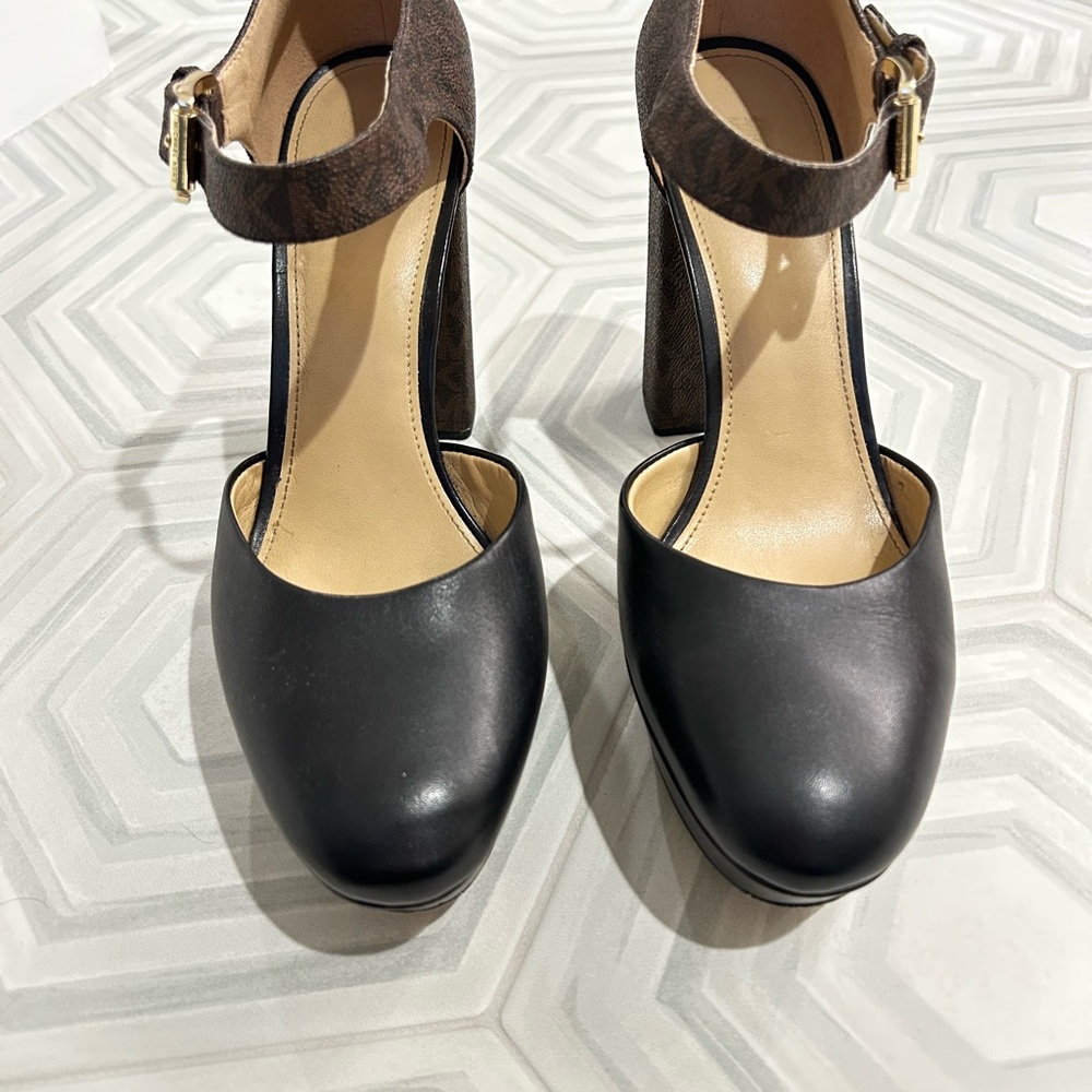 Michael Kors Brown Patterned Block Heels - image 6